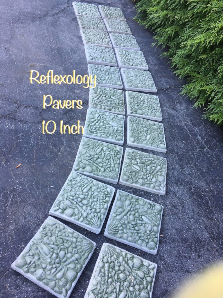 Pavers for Reflexology, Reflexology Style Garden Pavers.